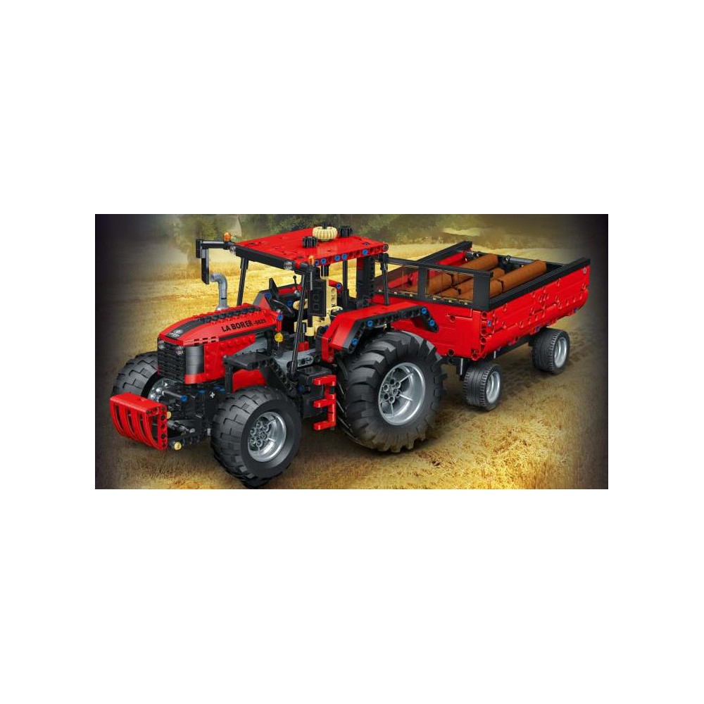 JOKO Technická Stavebnica Traktor s Vlečkou a drevom 1284ks