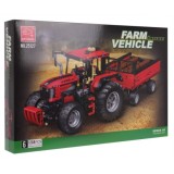 JOKO Technická Stavebnica Traktor s Vlečkou a drevom 1284ks