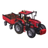 JOKO Technická Stavebnica Traktor s Vlečkou a drevom 1284ks