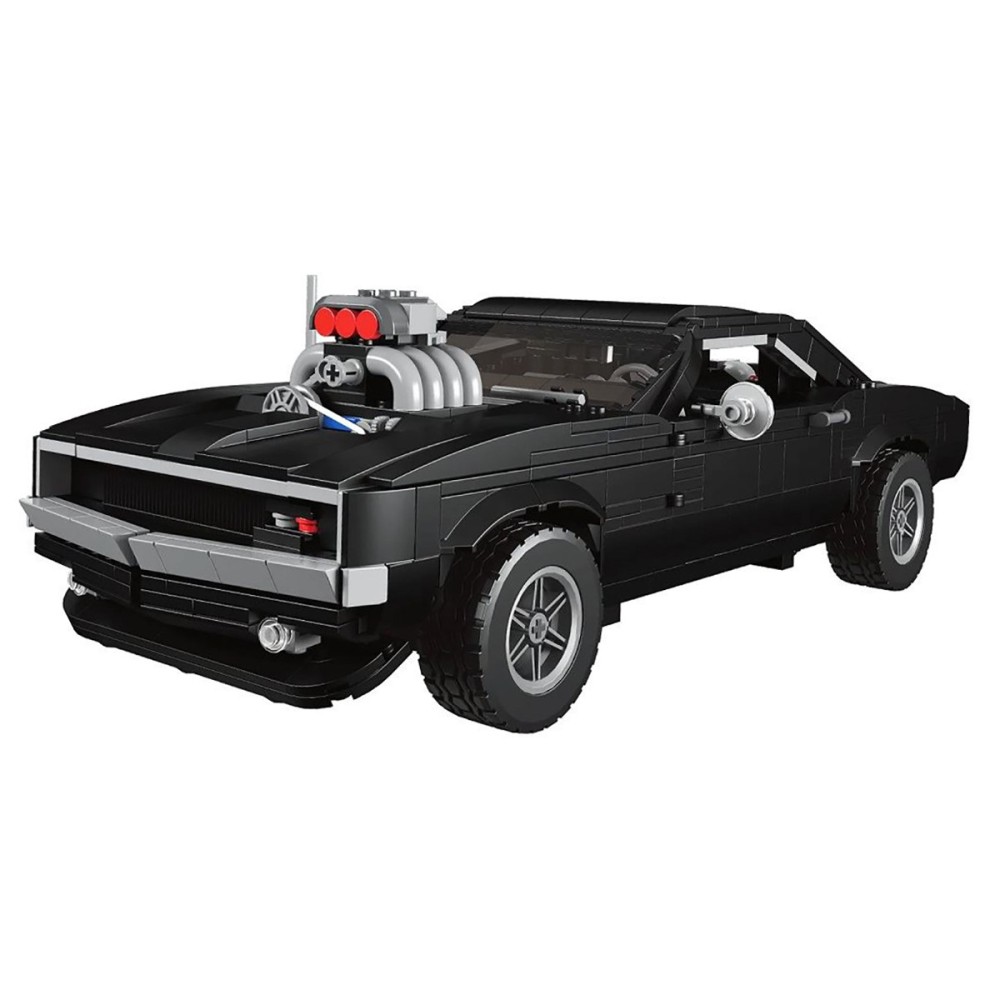 Mould King Technická Stavebnica Auto Americký Dodge 1439ks, čierne