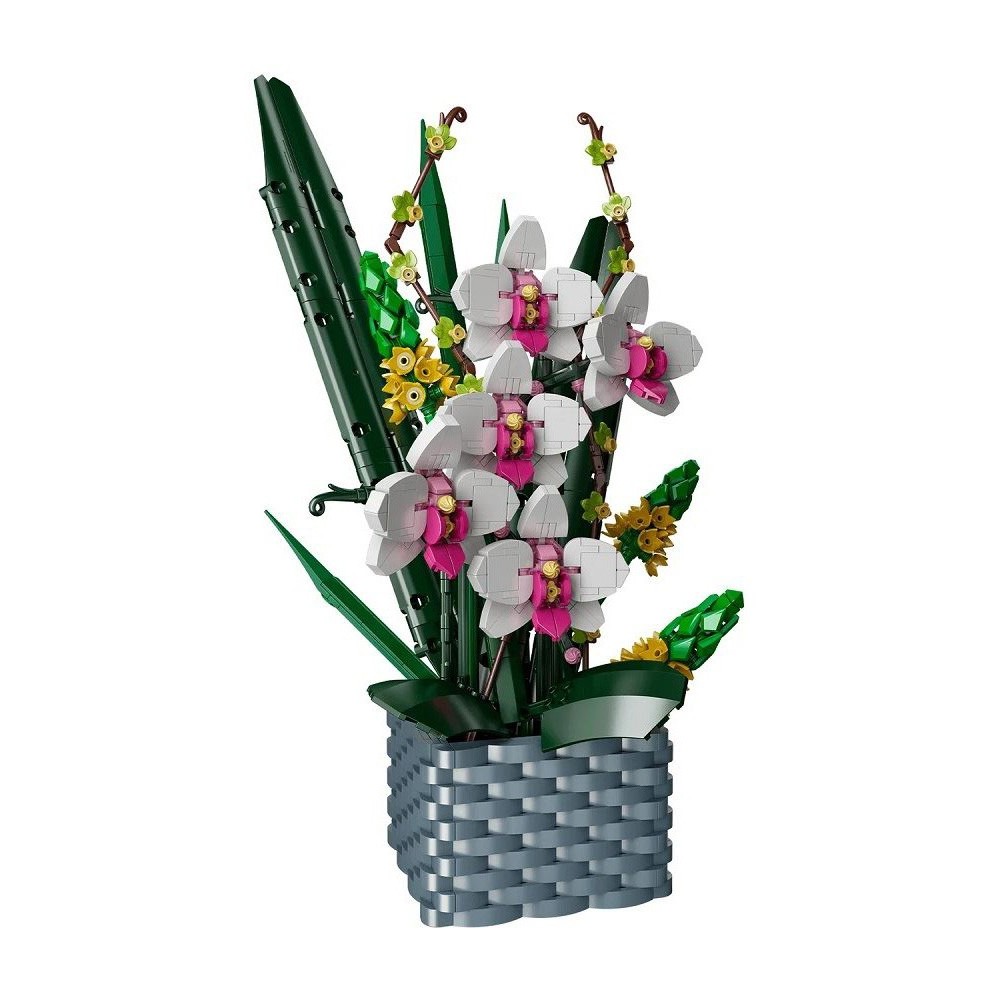 Mould King Technická Stavebnica Kytica Farebných Kvetov v Kvetináči Orchidea 1158ks