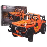 JOKO RC Technická Stavebnica Auto Jeep Off-road 790ks na diaľkové ovládanie, oranžové