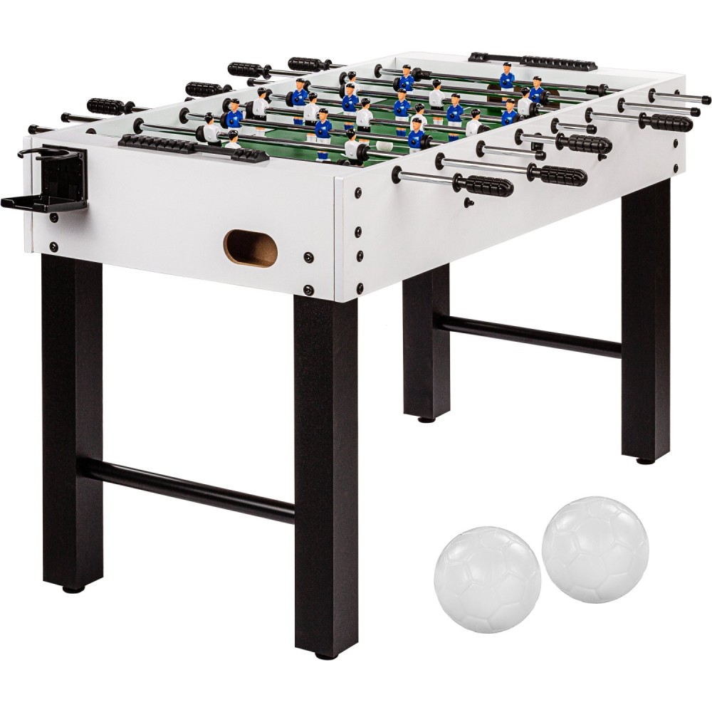 Games Planet Drevený Stolný futbal 125 x 101 x 79 cm TRAMBAMBULA, biely