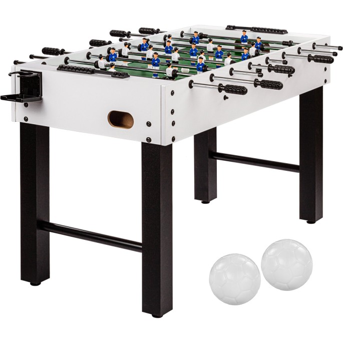 Games Planet Drevený Stolný futbal 125 x 101 x 79 cm TRAMBAMBULA, biely