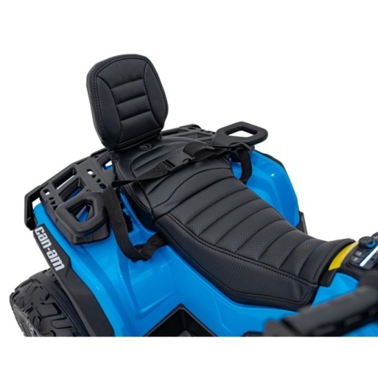 JOKO Elektrická Štvorkolka Can Am Outlander ATV 4x4, 4x200W penové kolesá, kožené sedadlo, nosnosť 50kg, modrá