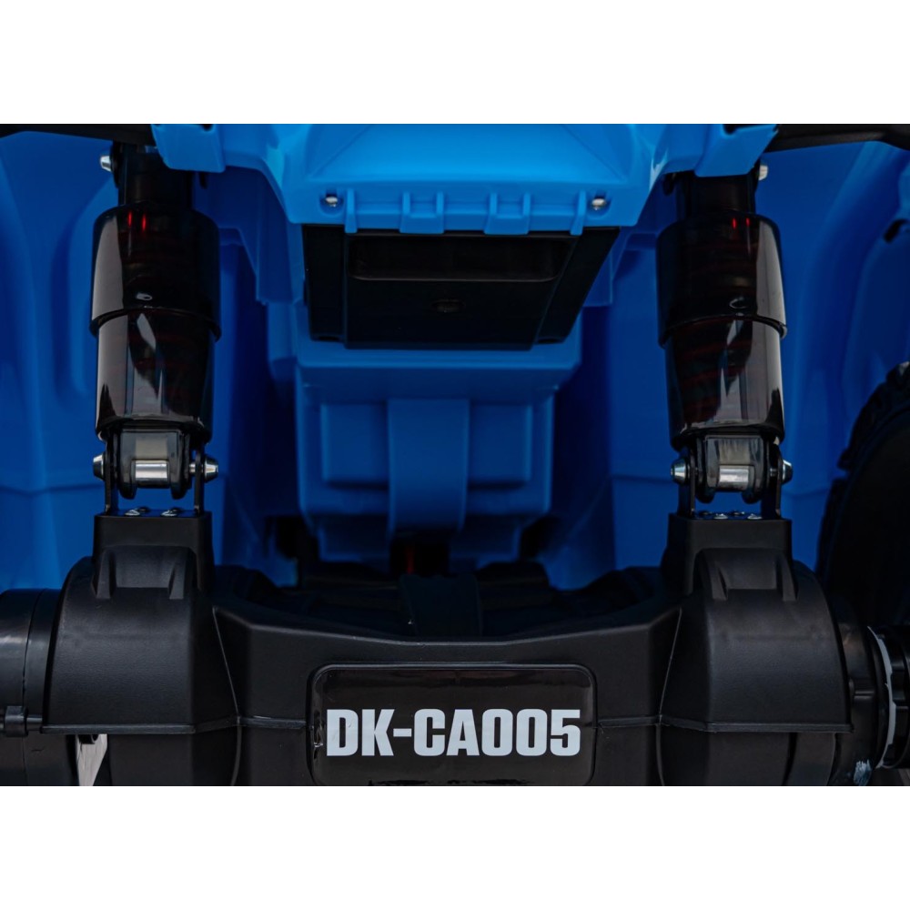 JOKO Elektrická Štvorkolka Can Am Outlander ATV 4x4, 4x200W penové kolesá, kožené sedadlo, nosnosť 50kg, modrá