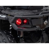 JOKO Elektrická Štvorkolka Can Am Outlander ATV 4x4, 4x200W penové kolesá, kožené sedadlo, nosnosť 50kg, čierna