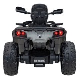 JOKO Elektrická Štvorkolka Can Am Outlander ATV 4x4, 4x200W penové kolesá, kožené sedadlo, nosnosť 50kg, sivá