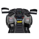 JOKO Elektrická Štvorkolka Can Am Outlander ATV 4x4, 4x200W penové kolesá, kožené sedadlo, nosnosť 50kg, sivá