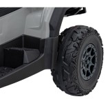 JOKO Elektrická Štvorkolka Can Am Outlander ATV 4x4, 4x200W penové kolesá, kožené sedadlo, nosnosť 50kg, sivá