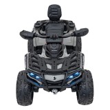 JOKO Elektrická Štvorkolka Can Am Outlander ATV 4x4, 4x200W penové kolesá, kožené sedadlo, nosnosť 50kg, sivá