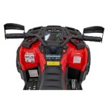 JOKO Elektrická Štvorkolka Can Am Outlander ATV 4x4, 4x200W penové kolesá, kožené sedadlo, nosnosť 50kg, červená