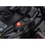 JOKO Elektrická Štvorkolka Can Am Outlander ATV 4x45W, penové kolesá, kožené sedadlo, nosnosť 50kg, Diaľkové ovládanie, čierna