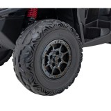 JOKO Elektrická Štvorkolka Can Am Outlander ATV 4x45W, penové kolesá, kožené sedadlo, nosnosť 50kg, Diaľkové ovládanie, čierna
