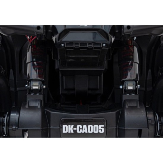 JOKO Elektrická Štvorkolka Can Am Outlander ATV 4x45W, penové kolesá, kožené sedadlo, nosnosť 50kg, Diaľkové ovládanie, čierna