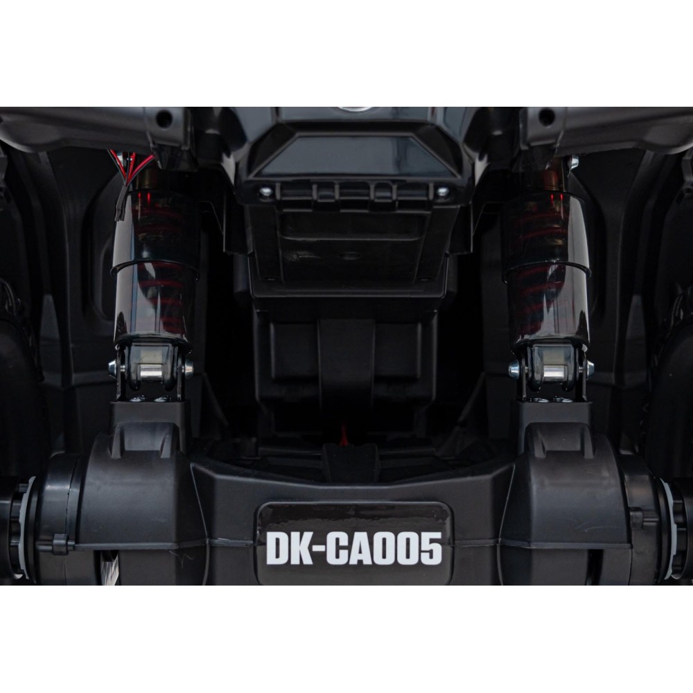 JOKO Elektrická Štvorkolka Can Am Outlander ATV 4x45W, penové kolesá, kožené sedadlo, nosnosť 50kg, Diaľkové ovládanie, čierna