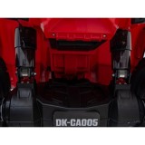 JOKO Elektrická Štvorkolka Can Am Outlander ATV 4x45W, penové kolesá, kožené sedadlo, nosnosť 50kg, Diaľkové ovládanie, červená