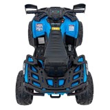 JOKO Elektrická Štvorkolka Can Am Outlander ATV 4x45W, penové kolesá, kožené sedadlo, nosnosť 50kg, Diaľkové ovládanie, modrá