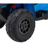 JOKO Elektrická Štvorkolka Can Am Outlander ATV 4x45W, penové kolesá, kožené sedadlo, nosnosť 50kg, Diaľkové ovládanie, modrá