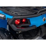 JOKO Elektrická Štvorkolka Can Am Outlander ATV 4x45W, penové kolesá, kožené sedadlo, nosnosť 50kg, Diaľkové ovládanie, modrá