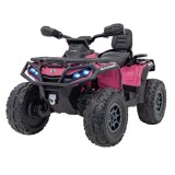 JOKO Elektrická Štvorkolka Can Am Outlander ATV 4x45W, penové kolesá, kožené sedadlo, nosnosť 50kg, Diaľkové ovládanie, ružová