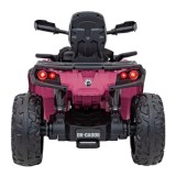 JOKO Elektrická Štvorkolka Can Am Outlander ATV 4x45W, penové kolesá, kožené sedadlo, nosnosť 50kg, Diaľkové ovládanie, ružová