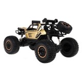 JOKO Veľký RC Kovový Jeep Mega Crawler 1:8 na diaľkové ovládanie s LED svetlom, 49cm, zlatý
