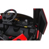 JOKO Elektrické autíčko Lamborghini Veneno 4x4, penové kolesá, kožené sedadlo, Efekt HOJDANIA, nosnosť 50kg, červené