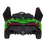 JOKO Elektrické autíčko Lamborghini Veneno 4x4, penové kolesá, kožené sedadlo, Efekt HOJDANIA, nosnosť 50kg, zelené