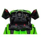 JOKO Elektrické autíčko Lamborghini Veneno 4x4, penové kolesá, kožené sedadlo, Efekt HOJDANIA, nosnosť 50kg, zelené