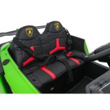 JOKO Elektrické autíčko Lamborghini Veneno 4x4, penové kolesá, kožené sedadlo, Efekt HOJDANIA, nosnosť 50kg, zelené