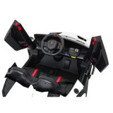 JOKO Elektrické autíčko Lamborghini Veneno 4x4, penové kolesá, kožené sedadlo, Efekt HOJDANIA, nosnosť 50kg, biele