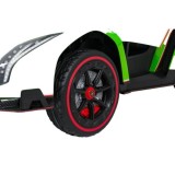 JOKO Elektrické autíčko Lamborghini Veneno 4x4, penové kolesá, kožené sedadlo, Efekt HOJDANIA, nosnosť 50kg, biele