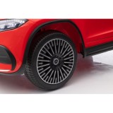 JOKO Elektrické autíčko Mercedes Benz EQA 250 4x4, penové kolesá, kožené sedadlo, nosnosť 50kg, červené