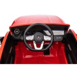 JOKO Elektrické autíčko Mercedes Benz EQA 250 4x4, penové kolesá, kožené sedadlo, nosnosť 50kg, červené