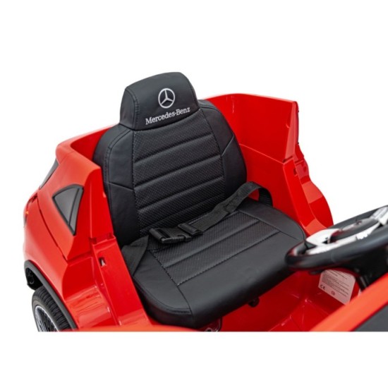 JOKO Elektrické autíčko Mercedes Benz EQA 250 4x4, penové kolesá, kožené sedadlo, nosnosť 50kg, červené