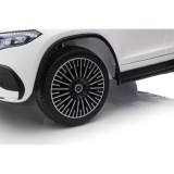 JOKO Elektrické autíčko Mercedes Benz EQA 250 4x4, penové kolesá, kožené sedadlo, nosnosť 50kg, biele