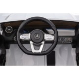 JOKO Elektrické autíčko Mercedes Benz EQA 250 4x4, penové kolesá, kožené sedadlo, nosnosť 50kg, biele