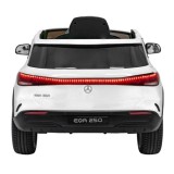 JOKO Elektrické autíčko Mercedes Benz EQA 250 4x4, penové kolesá, kožené sedadlo, nosnosť 50kg, biele