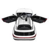 JOKO Elektrické autíčko Mercedes Benz EQA 250 4x4, penové kolesá, kožené sedadlo, nosnosť 50kg, biele