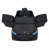 JOKO Elektrické autíčko Mercedes Benz EQA 250 4x4, penové kolesá, kožené sedadlo, nosnosť 50kg, čierne