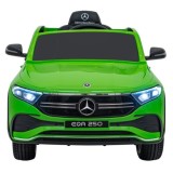 JOKO Elektrické autíčko Mercedes Benz EQA 250 4x4, penové kolesá, kožené sedadlo, nosnosť 50kg, zelené