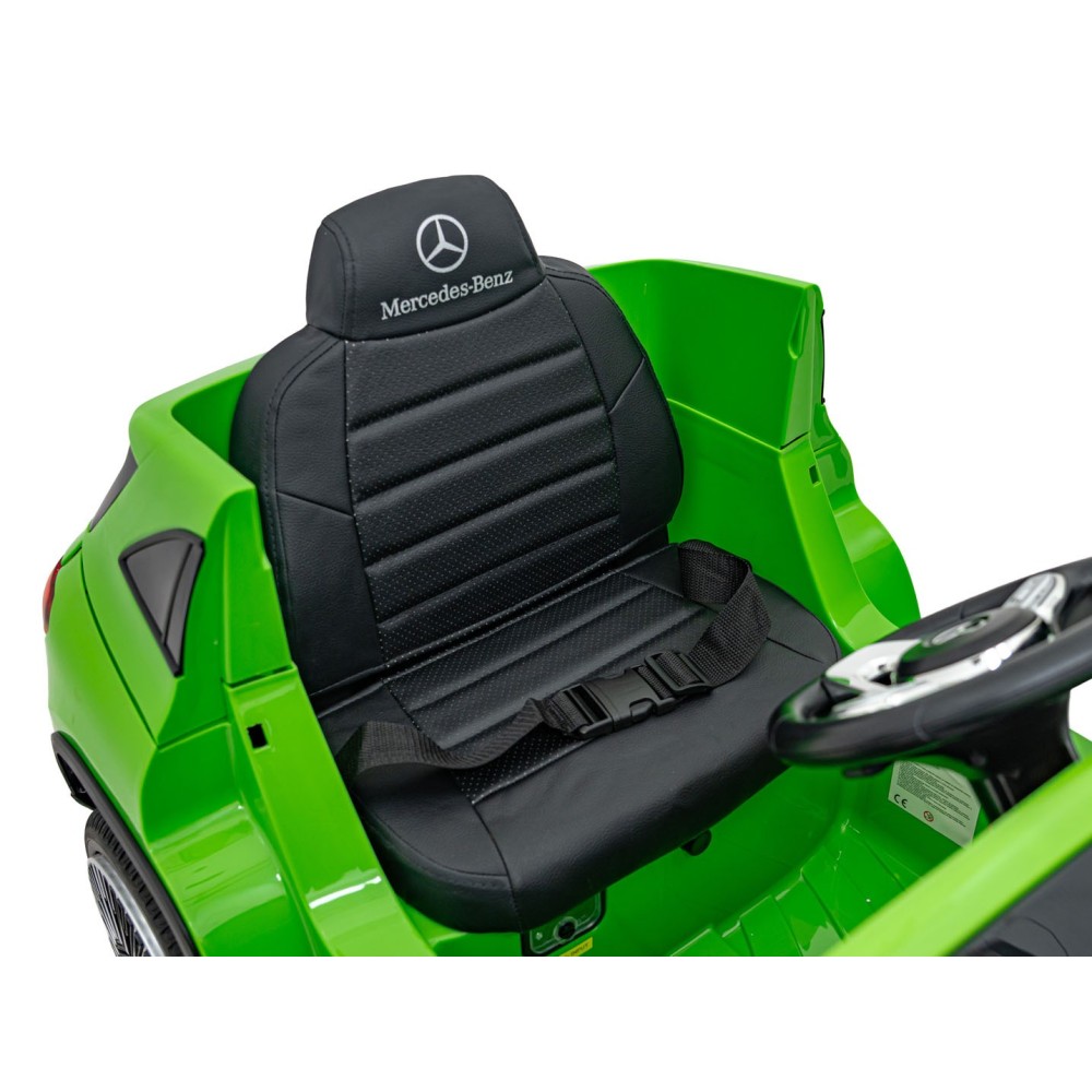 JOKO Elektrické autíčko Mercedes Benz EQA 250 4x4, penové kolesá, kožené sedadlo, nosnosť 50kg, zelené