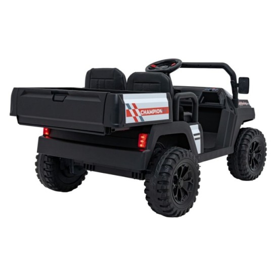 JOKO Elektrické autíčko Buggy Champion Pick-Up 2x200W 24V, Dvojmiestne kožené sedadlo, Nosnosť 60kg, Odpružené Penové kolesá, FM