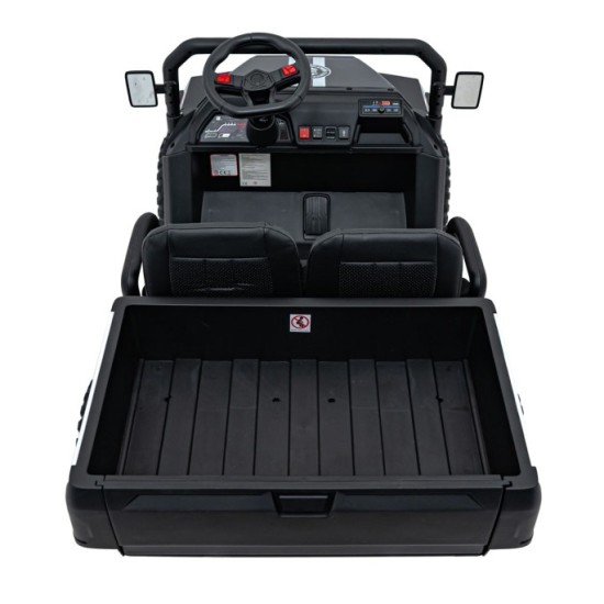 JOKO Elektrické autíčko Buggy Champion Pick-Up 2x200W 24V, Dvojmiestne kožené sedadlo, Nosnosť 60kg, Odpružené Penové kolesá, FM