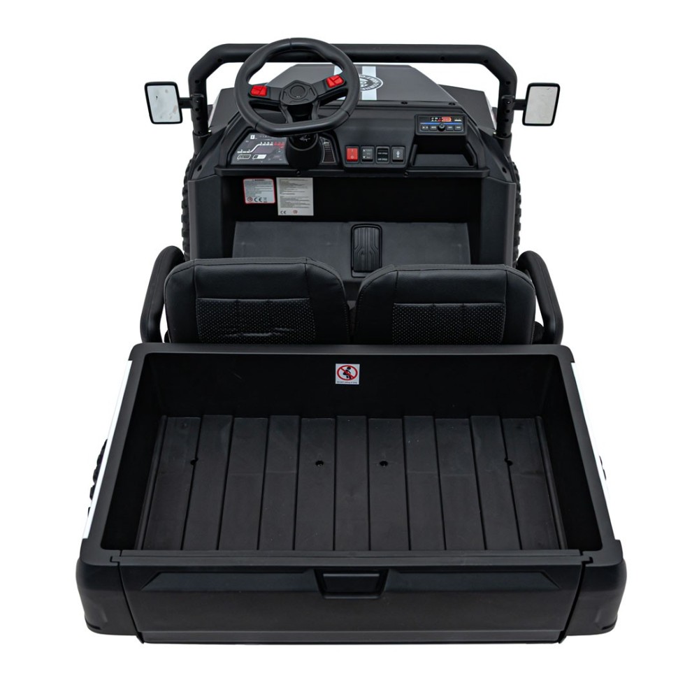 JOKO Elektrické autíčko Buggy Champion Pick-Up 2x200W 24V, Dvojmiestne kožené sedadlo, Nosnosť 60kg, Odpružené Penové kolesá, FM