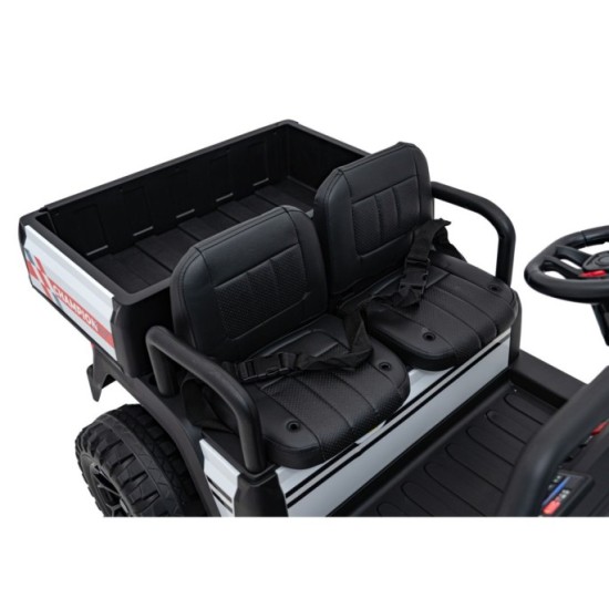 JOKO Elektrické autíčko Buggy Champion Pick-Up 2x200W 24V, Dvojmiestne kožené sedadlo, Nosnosť 60kg, Odpružené Penové kolesá, FM