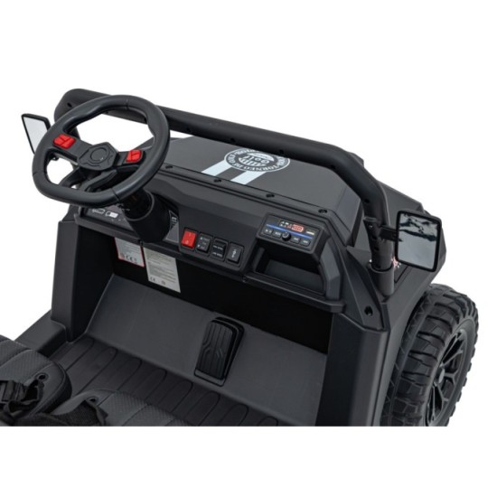 JOKO Elektrické autíčko Buggy Champion Pick-Up 2x200W 24V, Dvojmiestne kožené sedadlo, Nosnosť 60kg, Odpružené Penové kolesá, FM
