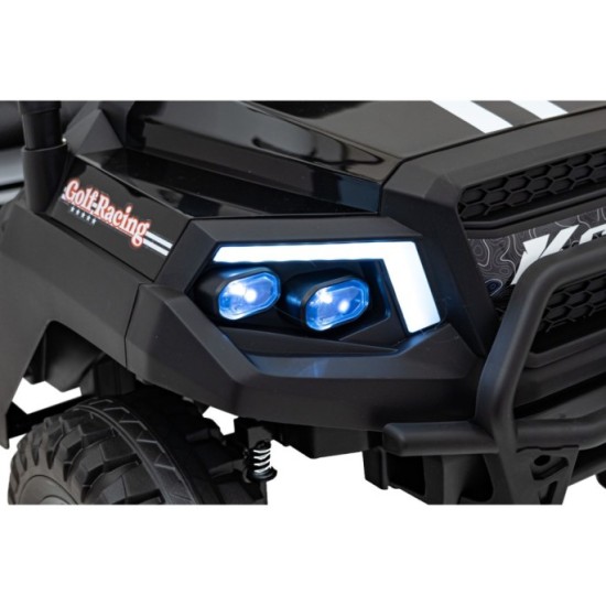 JOKO Elektrické autíčko Buggy Champion Pick-Up 2x200W 24V, Dvojmiestne kožené sedadlo, Nosnosť 60kg, Odpružené Penové kolesá, FM