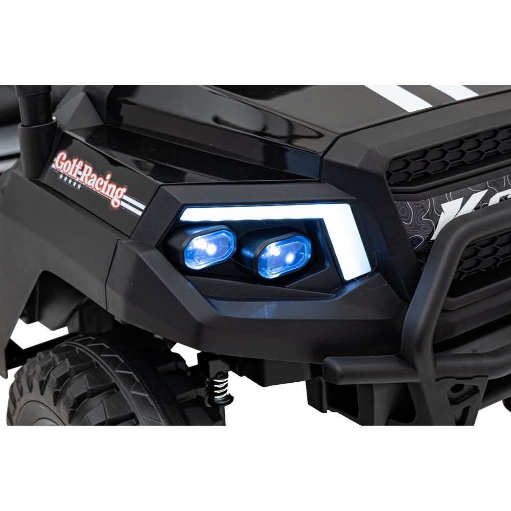 JOKO Elektrické autíčko Buggy Champion Pick-Up 2x200W 24V, Dvojmiestne kožené sedadlo, Nosnosť 60kg, Odpružené Penové kolesá, FM